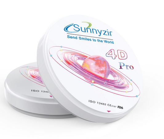 Sunnyzir 4D Pro—Multilayer Zirconia Disc Open System (98mm)