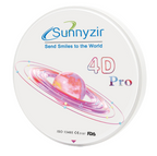 Многослойный циркониевый блок Sunnyzir SHT для 98-миллиметрового CAD/CAM-машины, предварительно окрашенный циркониевый керамический диск